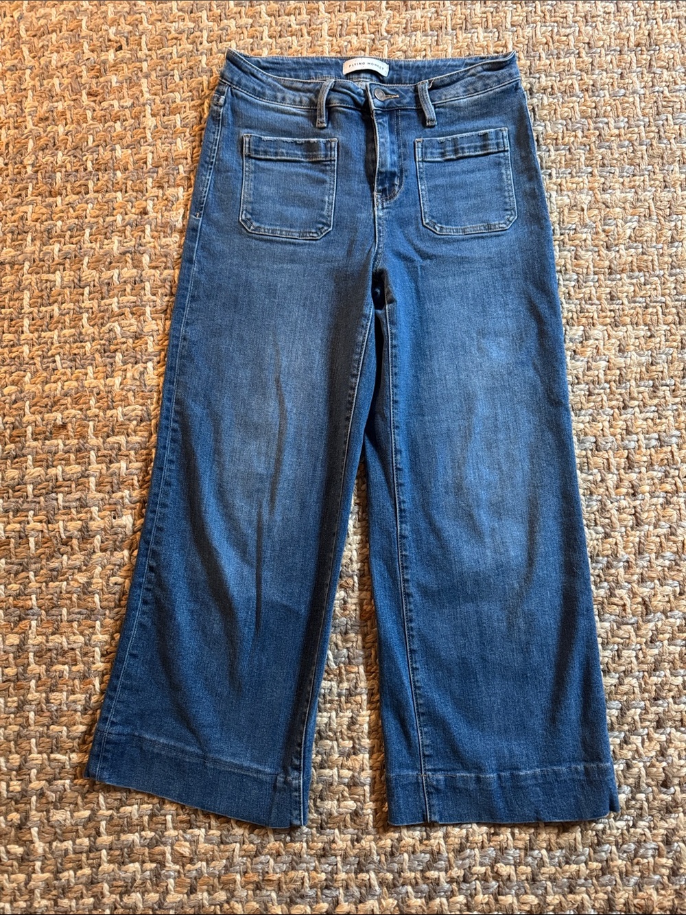 Flying Monkey Wide Leg Dark Blue Women’s Jeans